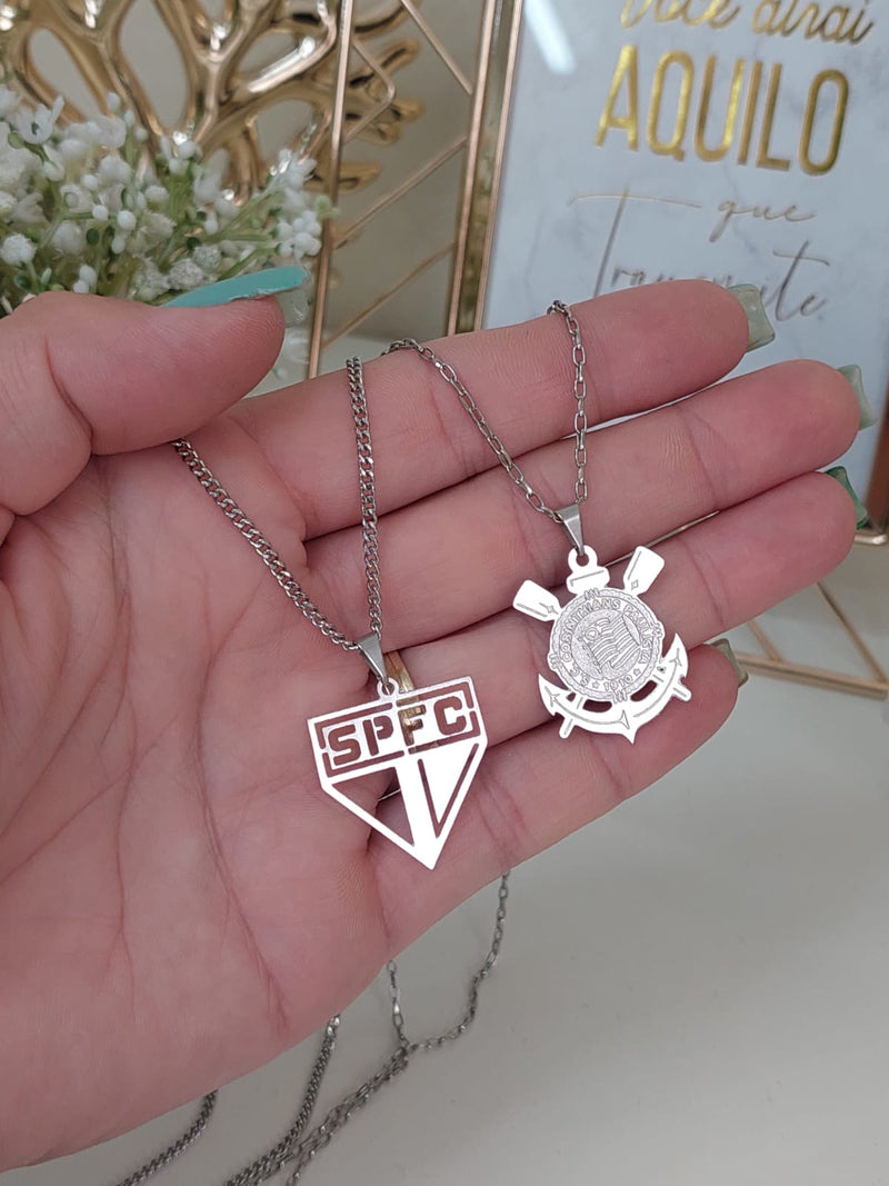 Cordão Personalizado São Paulo + Corinthians