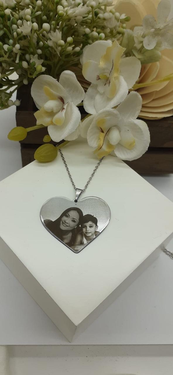 Cordão Personalizado Coração Família II