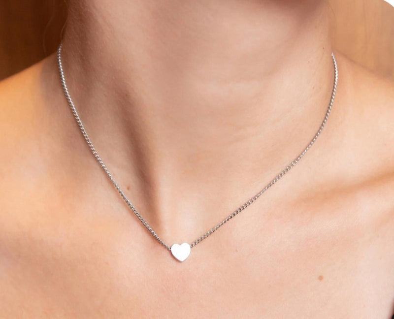 Colar Aço Inoxidável Mini Coração