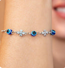 Pulseira Aço Inoxidável Olho Grego