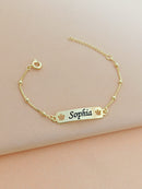 Pulseira Folheada Personalizada Com o Seu Nome