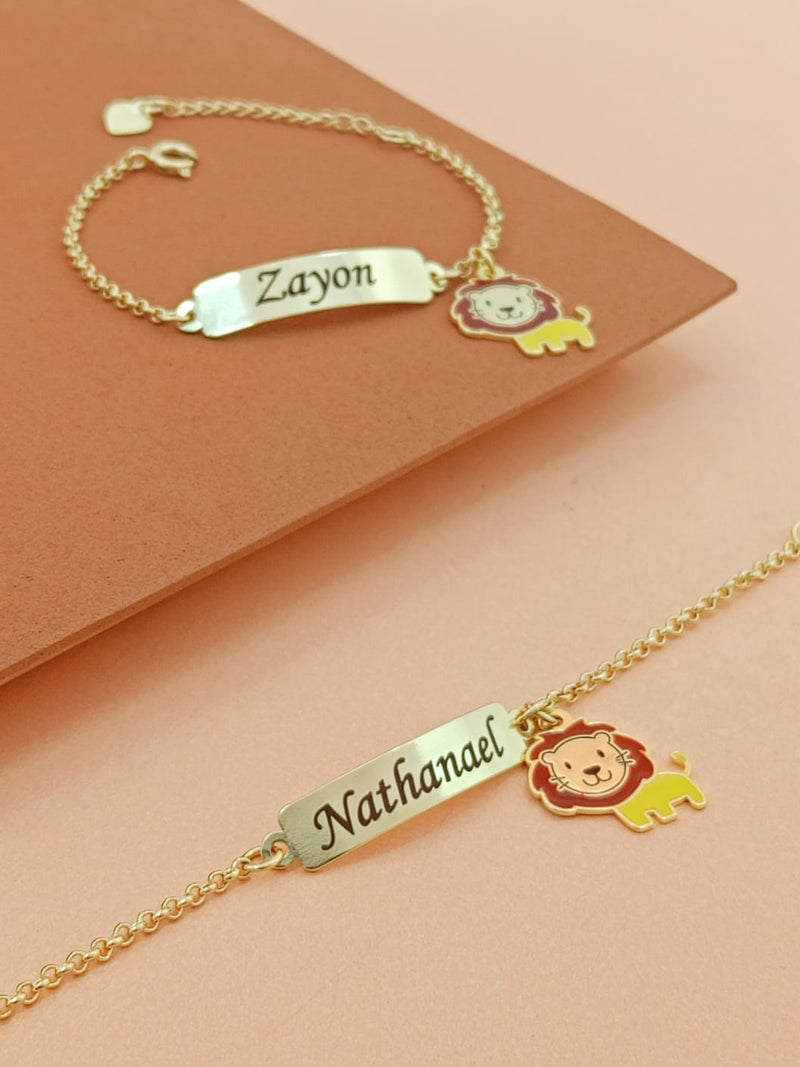 Pulseira Folheada Personalizada Com o Seu Nome