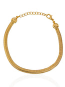 Pulseira Folheado Dourado Rabo de Rato