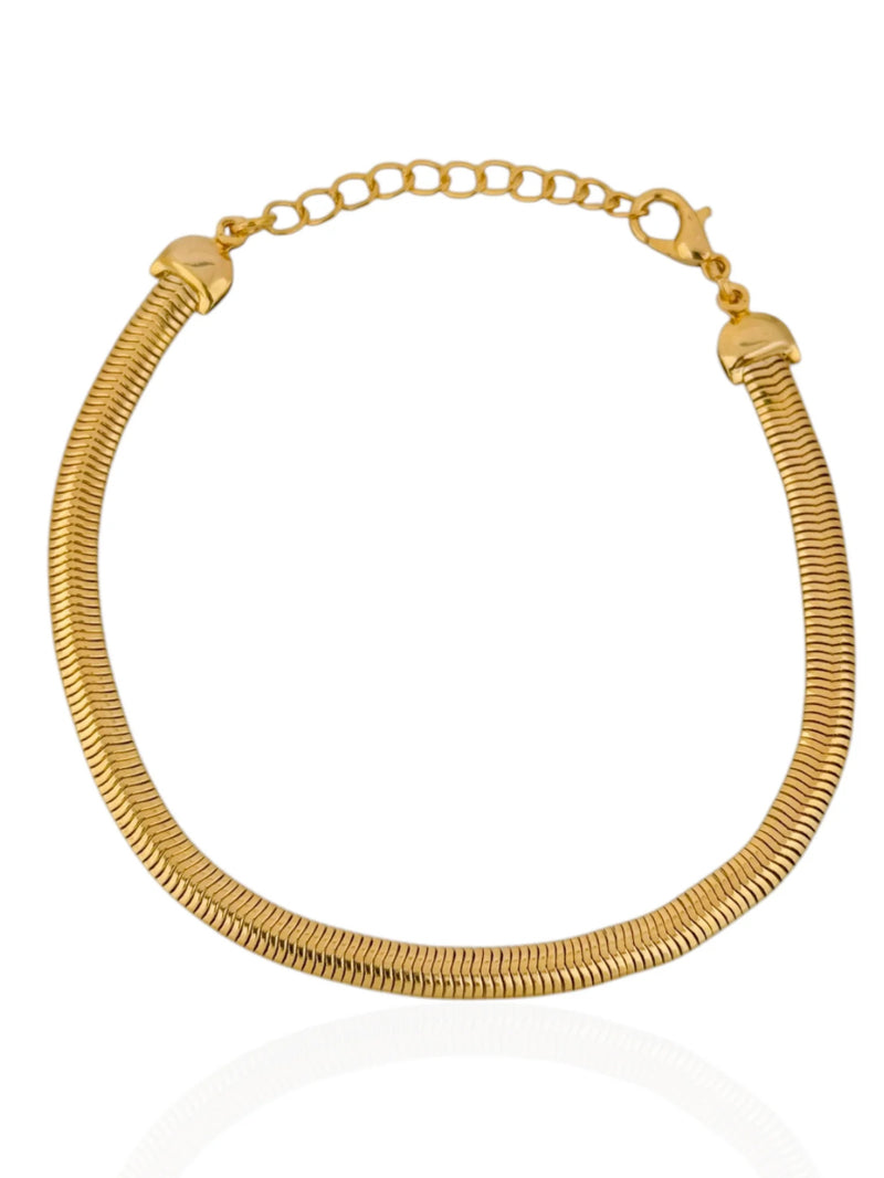 Pulseira Folheado Dourado Rabo de Rato