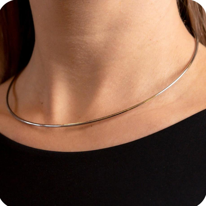 Colar Aço Inoxidável Argola