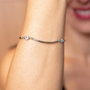 Pulseira Aço Inoxidável Diamante