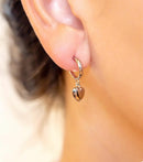 Brinco Aço Inoxidável Coração